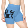 Sock on a Cock Women's Biker Shorts (AOP)