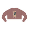 Sock on a Cock Women's Cropped Sweatshirt