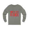 Sock on a Cock Unisex Jersey Long Sleeve Tee