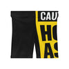 Caution Hot Ass Women's Biker Shorts (AOP)