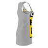 Caution Hot Ass Women's Cut & Sew Racerback Dress (AOP)