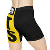 Caution Hot Ass Women's Biker Shorts (AOP)