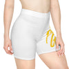 Women's WHITE Biker Shorts