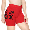 Sock on a Cock Women's Biker Shorts (AOP)